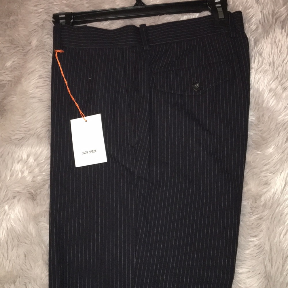 Jack Spade Classic Pinstripe Pant in Navy